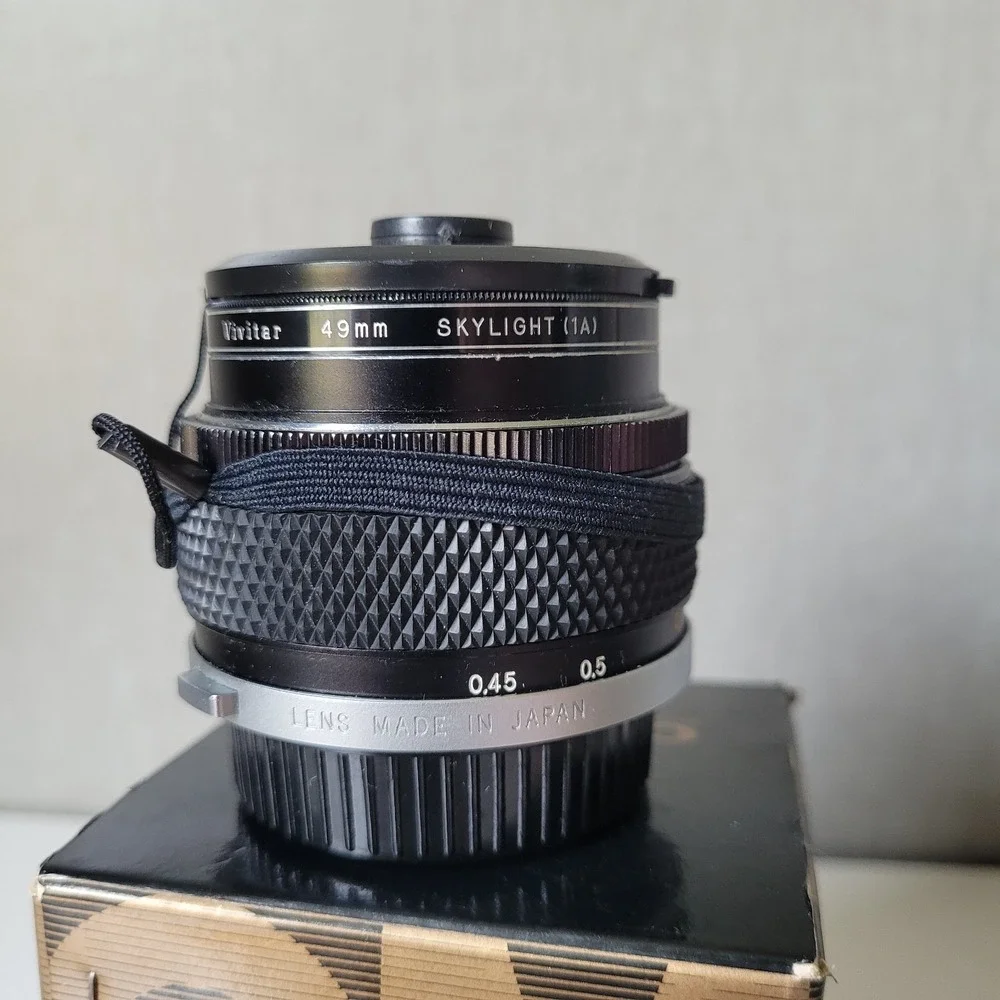 Vintage Olympus G.Zuiko Auto-S 50mm f/1.4 Lens OM Mount - Boxed w/ Vivitar...